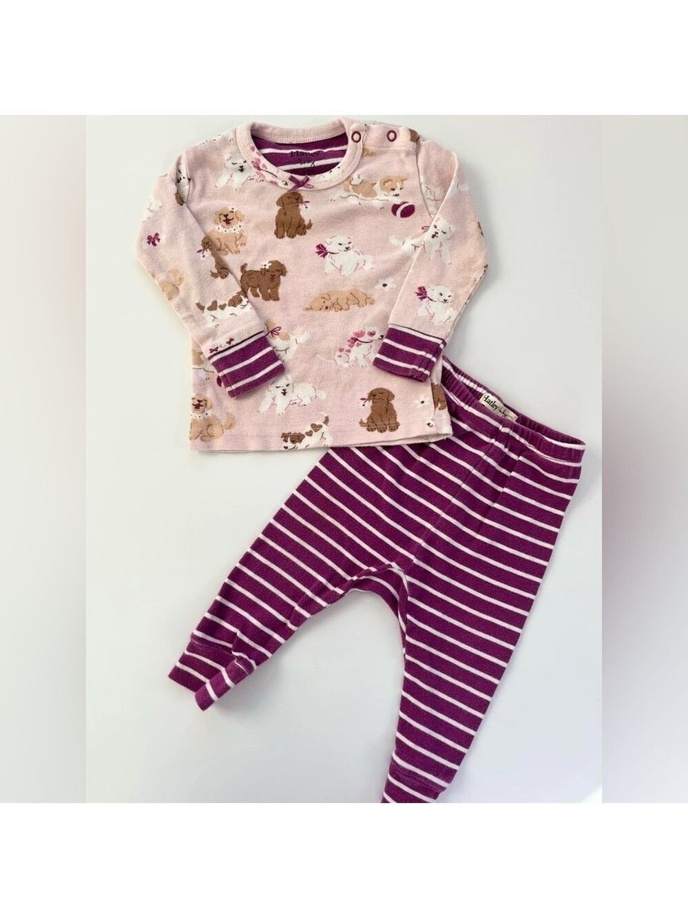 🩵 4/$20 Hatley Pink and Purple Dog Pajama Sets